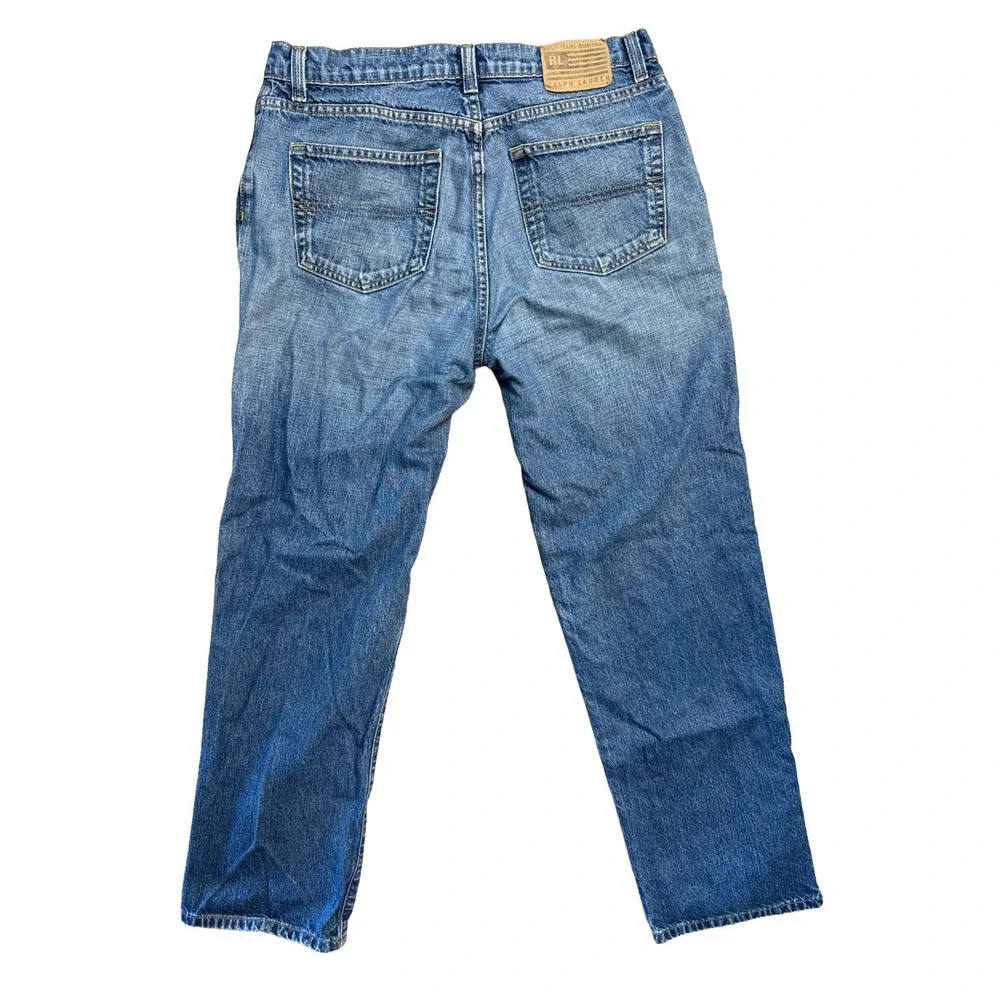 Polo Ralph Lauren Jeans 10X30 Relaxed Fit Classic Cotton Denim Comfortable‎ Mens